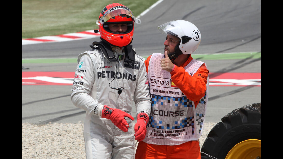 Michael Schumacher GP Spanien 2012