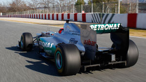 Michael Schumacher Mercedes AMG W03 2012