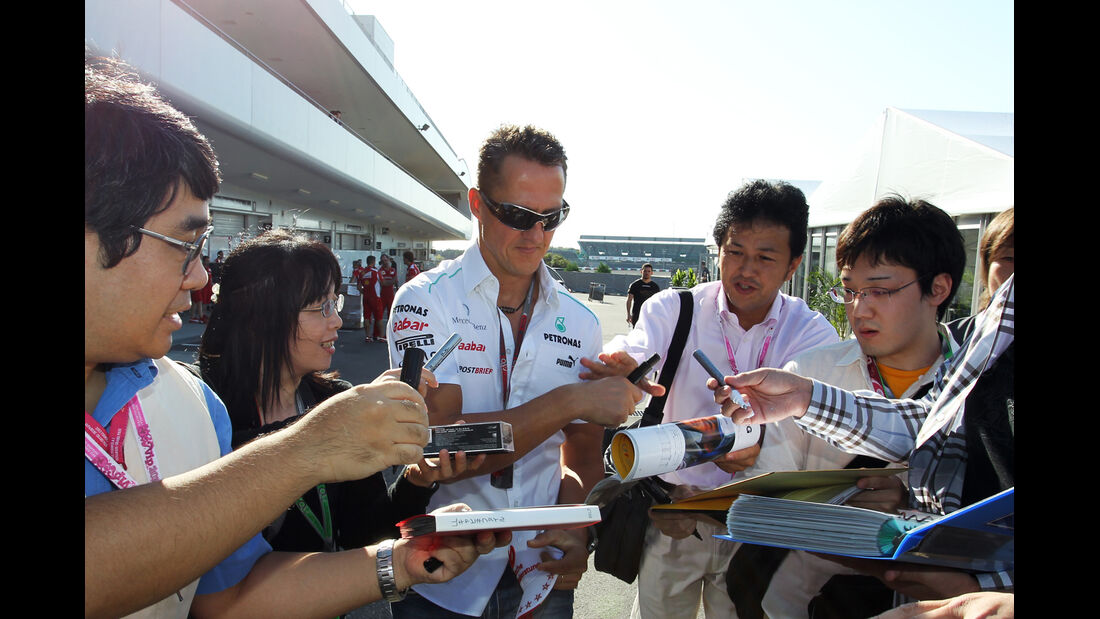 Michael Schumacher - Mercedes - Formel 1 - GP Japan - Suzuka - 5. Oktober 2012