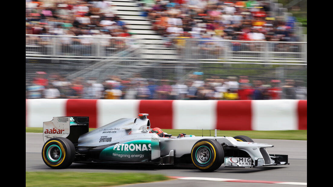 Michael Schumacher - Mercedes - Formel 1 - GP Kanada - 8. Juni 2012