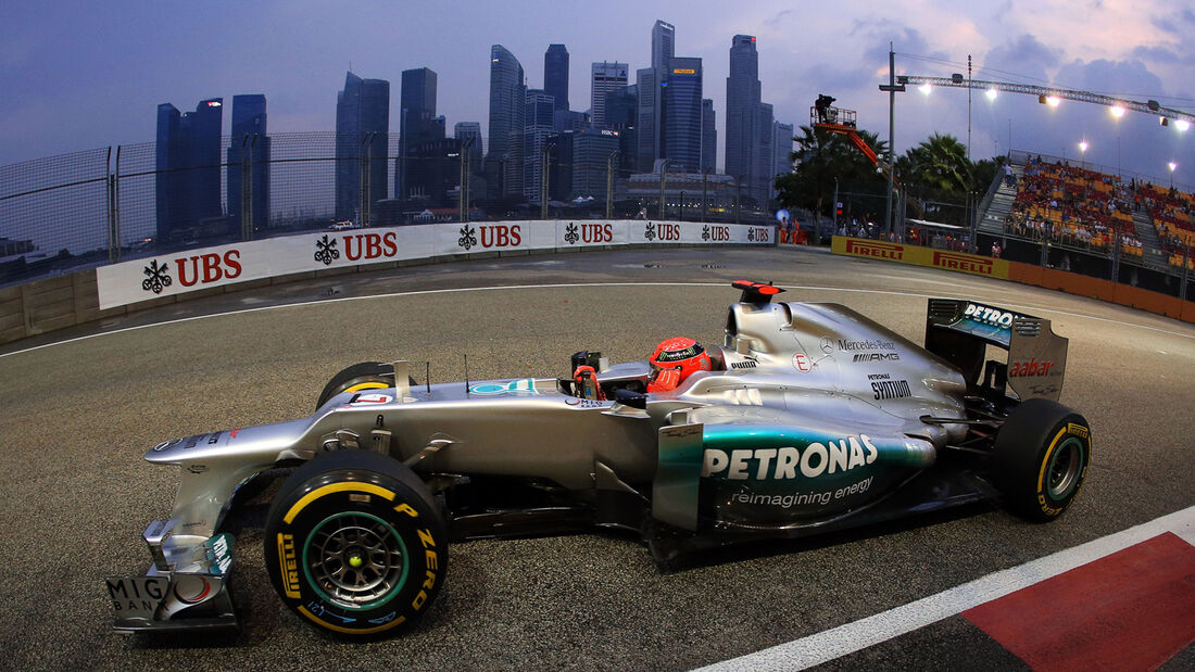 Michael Schumacher - Mercedes - Formel 1 - GP Singapur - 21. September 2012