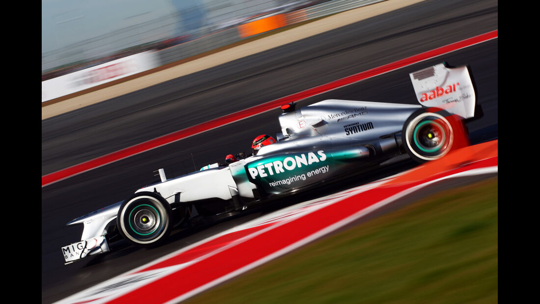 Michael Schumacher - Mercedes - Formel 1 - GP USA - Austin - 17. November 2012