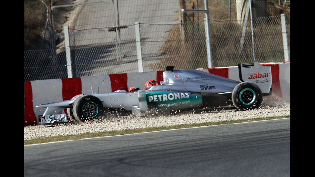 Michael Schumacher - Mercedes - Formel 1-Test - Barcelona - 2012