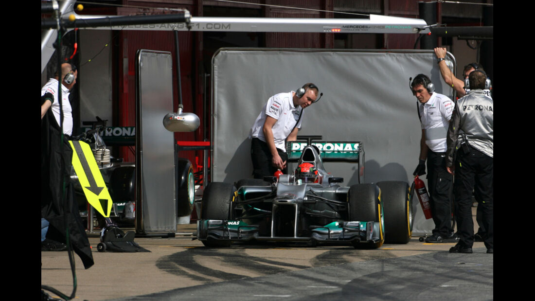 Michael Schumacher - Mercedes - Formel 1-Test Barcelona - 4. März 2012