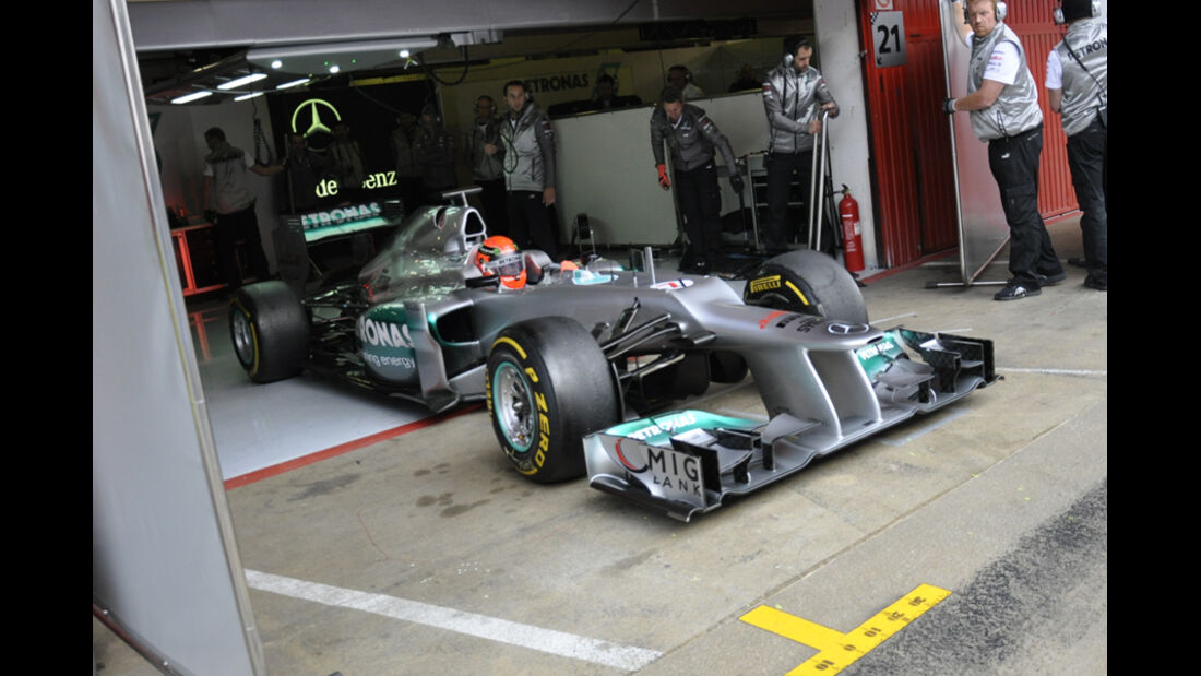 Michael Schumacher - Mercedes - Formel 1-Test Barcelona - 4. März 2012