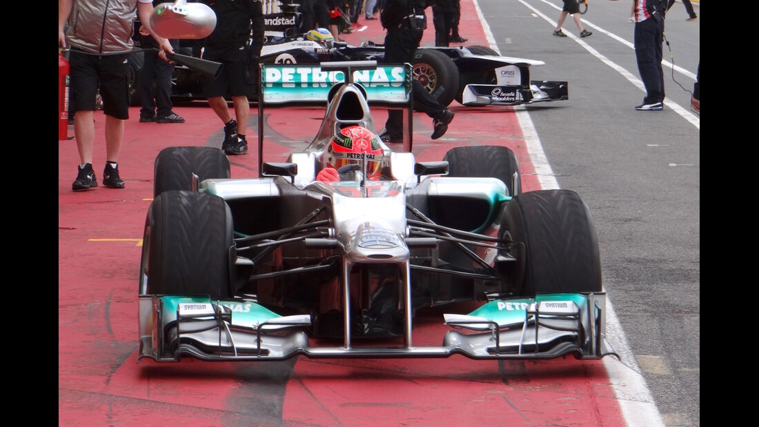Michael Schumacher - Mercedes - Formel 1-Test - Mugello - 2. Mai 2012