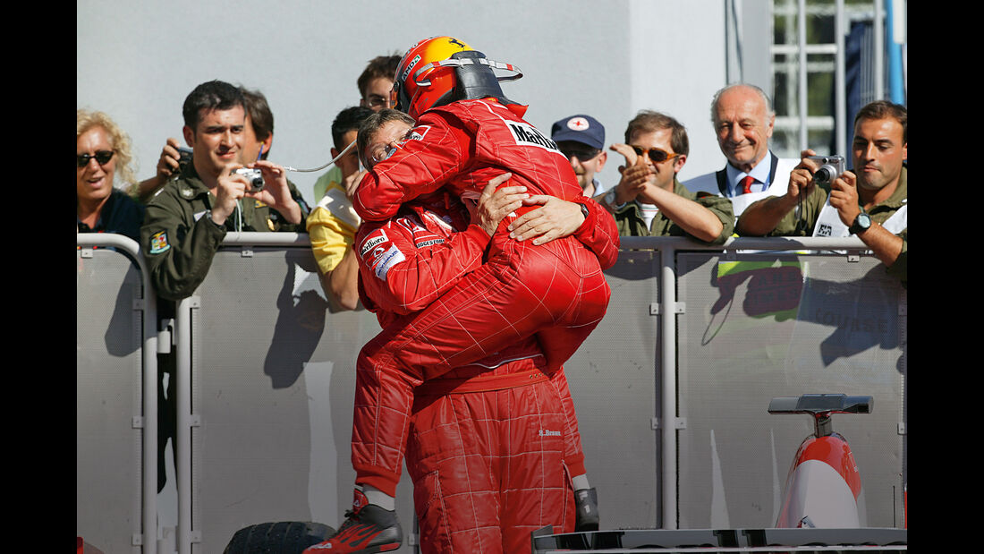Michael Schumacher - Ross Brawn - Ferrari
