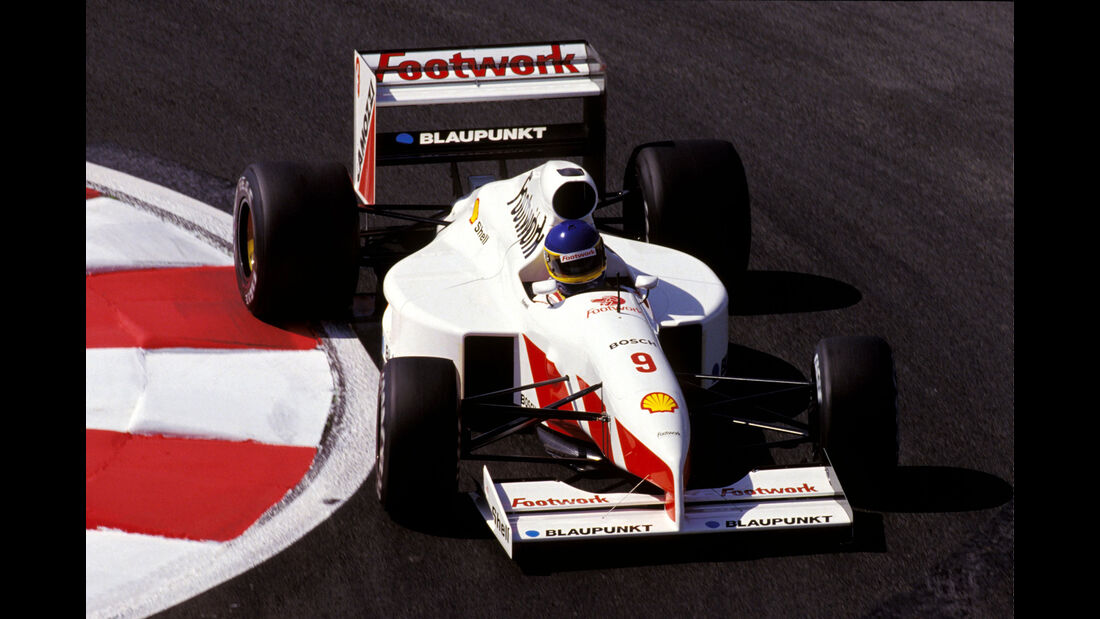 Michele Alboreto - Footwork Porsche FA12 - GP Frankreich 1991 - Magny Cours