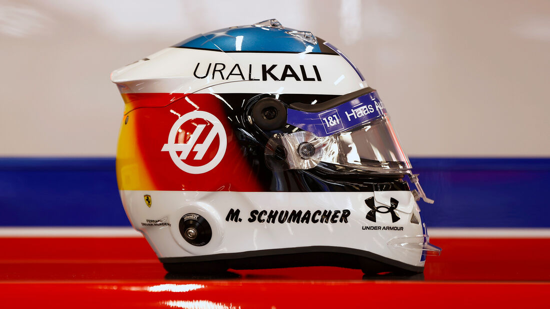 Mick Schumacher - Helm - Formel 1 - GP Belgien - Spa-Francorchamps - 27. August 2021