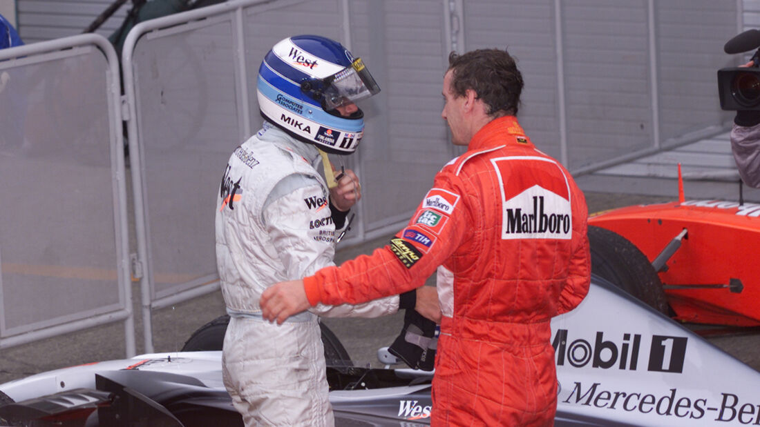 Mika Häkkinen & Eddie Irvine - GP Japan 1999
