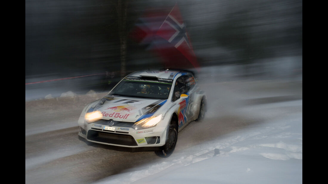 Mikkelsen, VW Polo R WRC, Rallye Schweden 2014