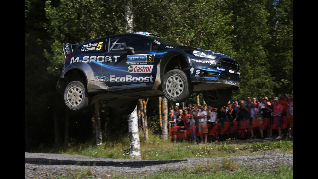 Mikko Hirvonen - Rallye Finnland 2014 - Tag 3 - WRC - Ford Fiesta WRC