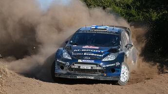 Mikko Hirvonen  Rallye Sardinien 2014 Ford