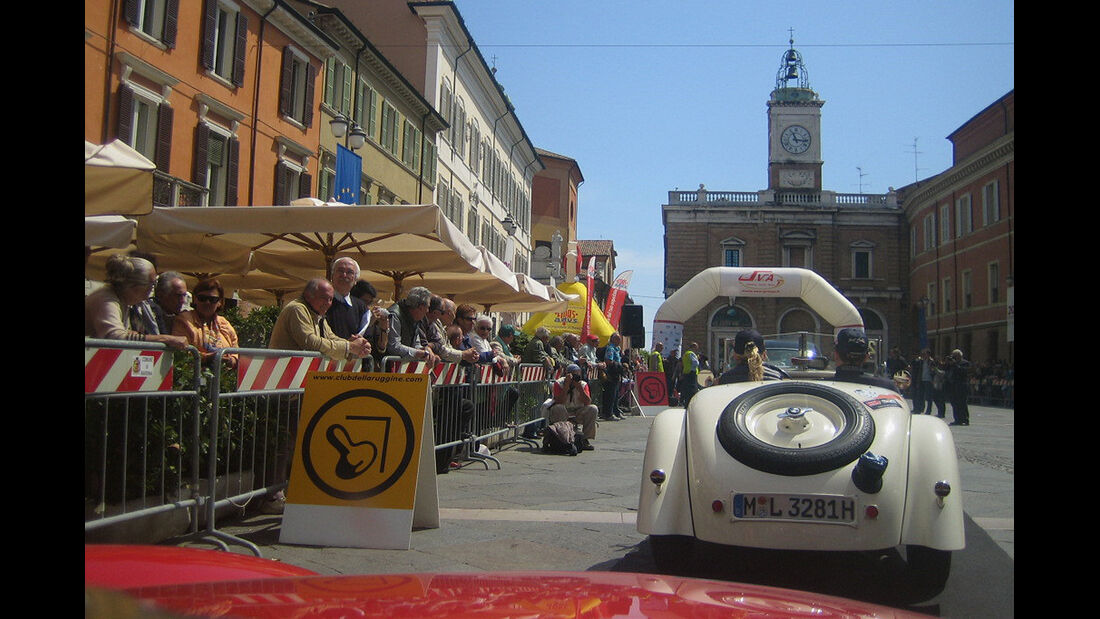 Mille Miglia 2012, Impressionen DKW Monza-Team