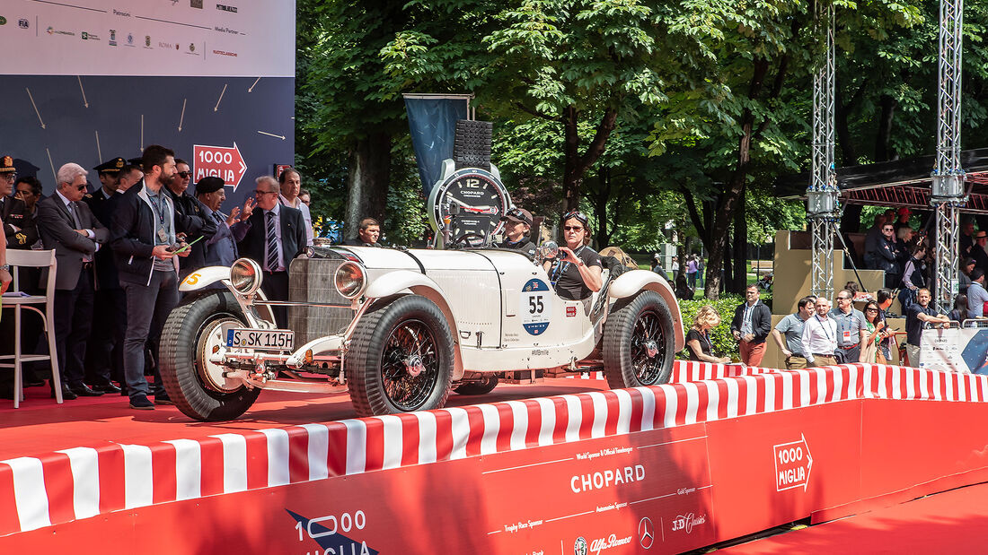 Mille Miglia 2018 Mercedes SSK Lohr/Priemer