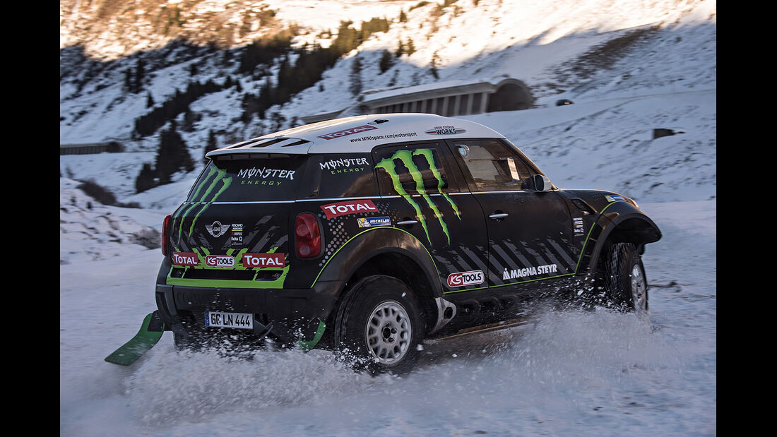 Mini All4 Racing, Eis, Schnee, Rallye Dakar