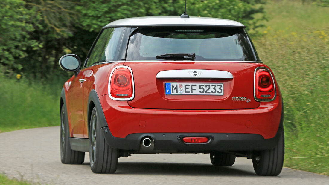 Mini Cooper D, Heckansicht