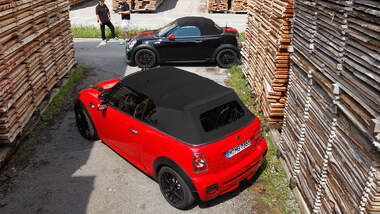 Mini Cooper JCW Cabrio, Mini JCW Roadster, Seitenansicht
