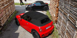 Mini Cooper JCW Cabrio, Mini JCW Roadster, Seitenansicht