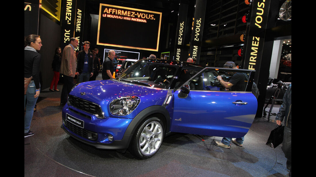 Mini Cooper S All4, Messe, Autosalon Paris 2012
