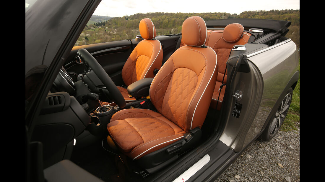 Mini Cooper S Cabrio, Fahrersitz