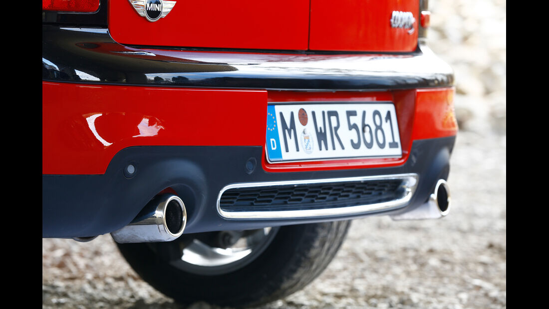 Mini Cooper S Clubman, Auspuff, Endrohr