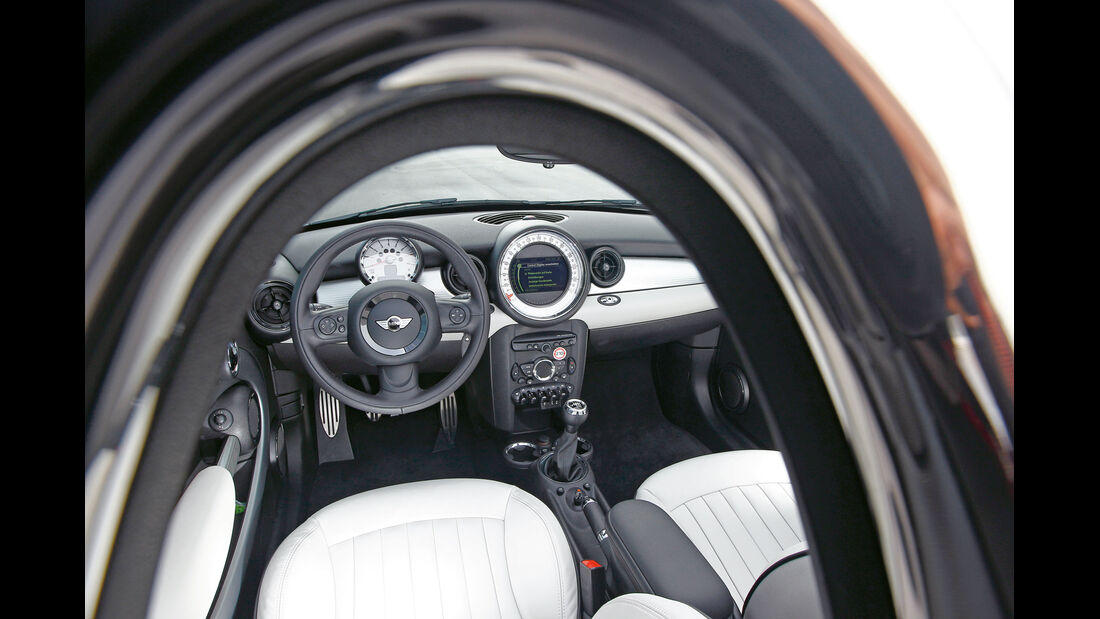 Mini Cooper S Roadster, Cockpit