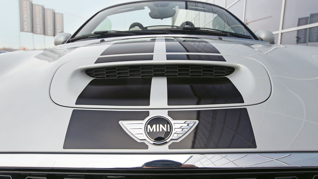 Mini Cooper S Roadster, Motorhaube