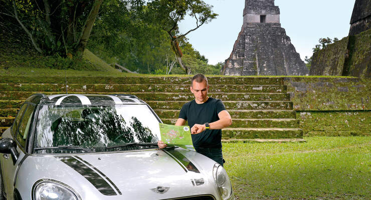 Mini Countryman Cooper S, Jörn Thomas, Maya-Tempel