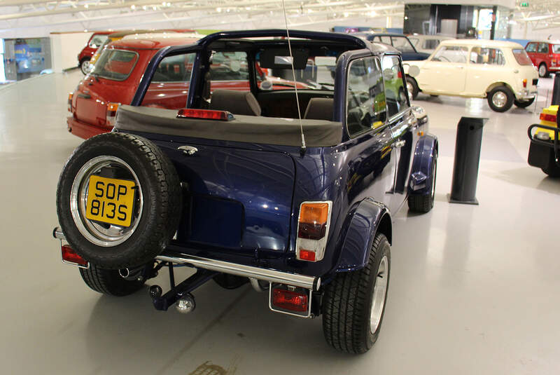 Mini Eigenbau-Cabrio im British Motor Museum