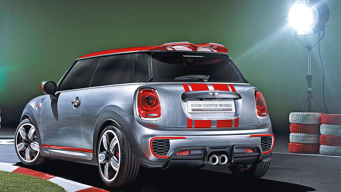 Mini John Cooper Works, Heckansicht