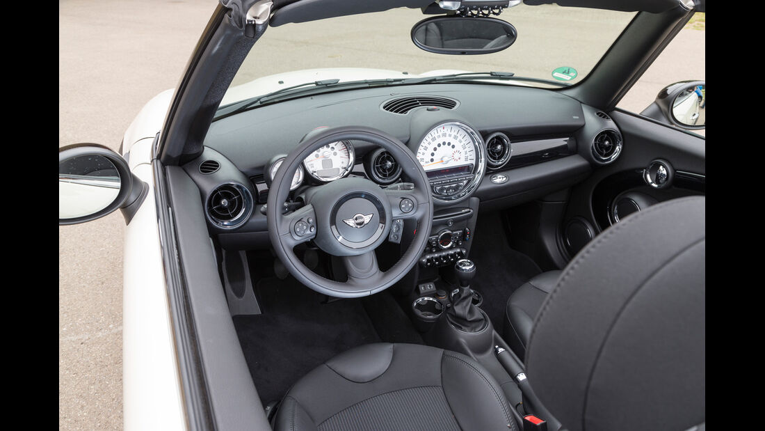 Mini One Cabrio, Cockpit
