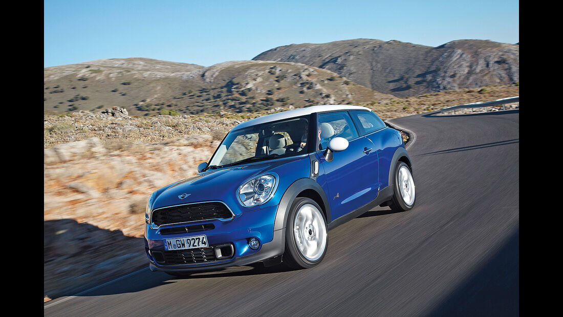 Mini Paceman, Frontansicht