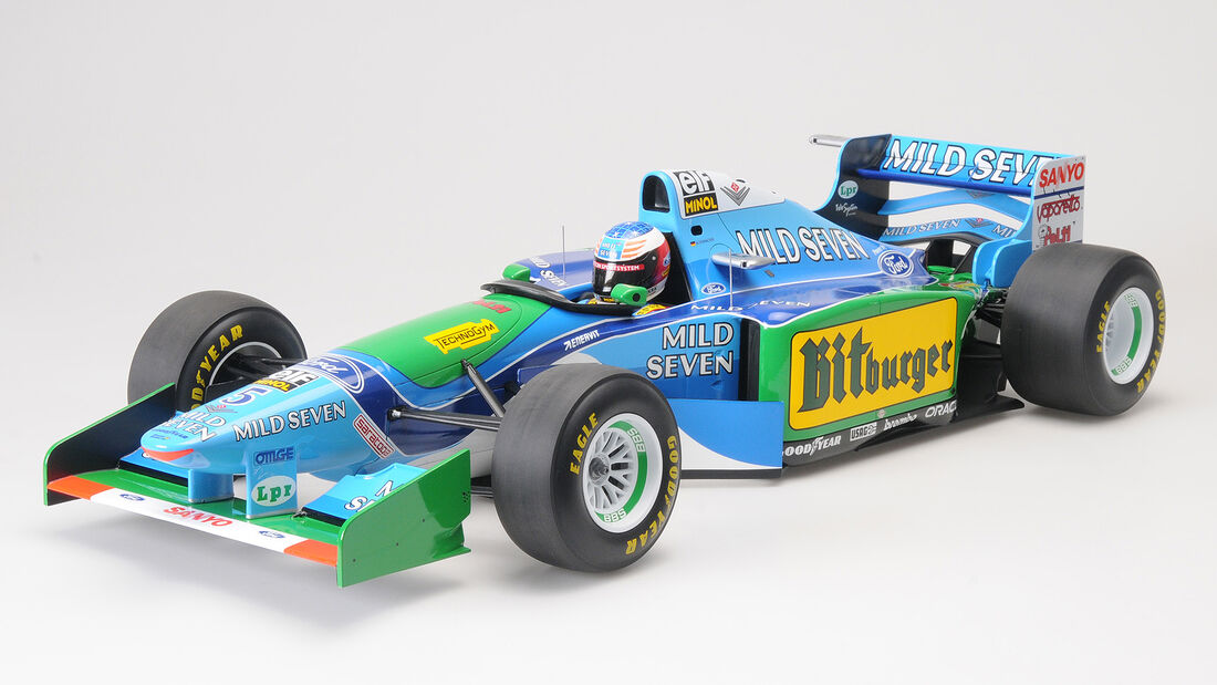 Minichamps Benetton Ford B194 von Michael Schumacher (Australien GP 1994) als Modellauto im Maßstab 1:8