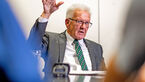 Ministerpräsident Winfried Kretschmann Redaktionsbesuch auto motor und sport