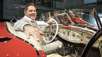 Mit Gorden Wagener im Mercedes-Museum