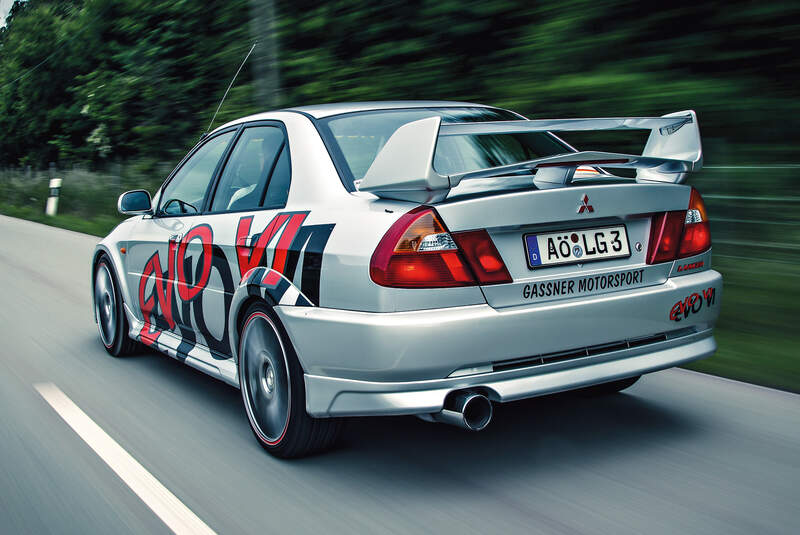 Mitsubishi Lancer Evo VI, Heckansicht