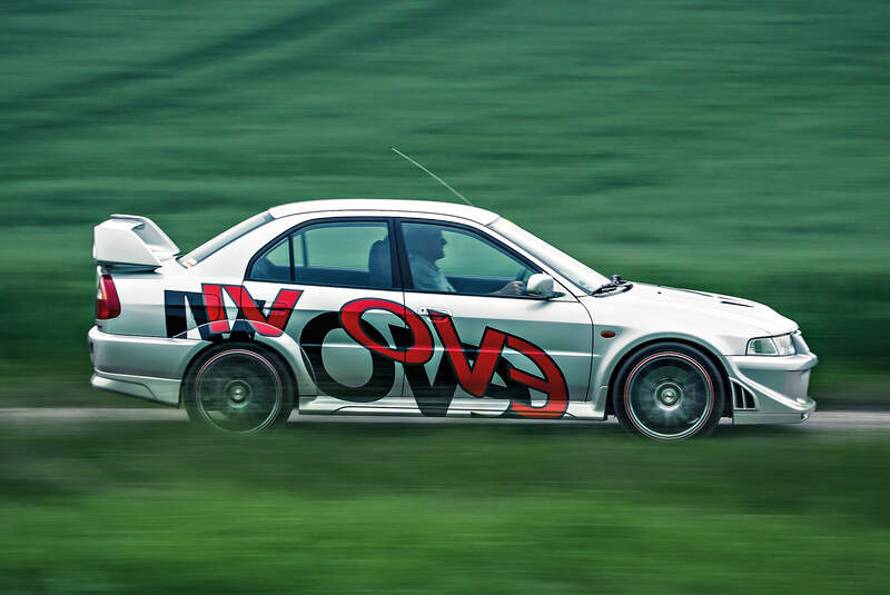 Mitsubishi Lancer Evo VI, Seitenansicht