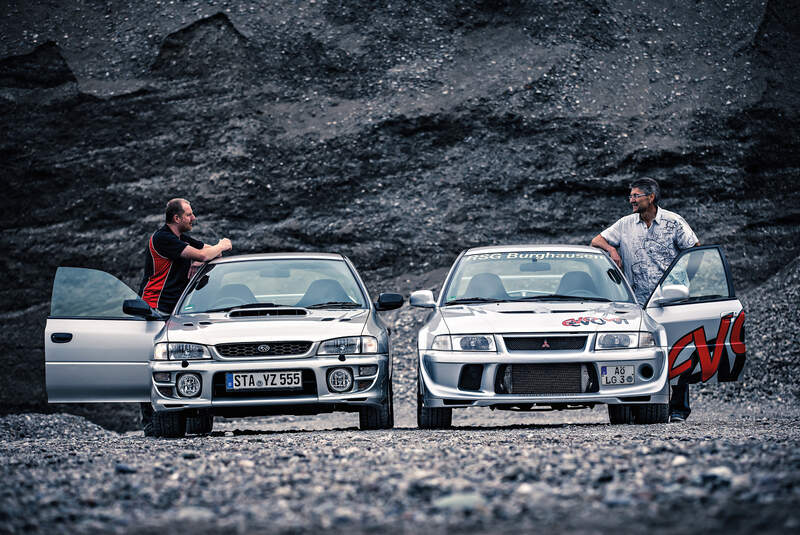 Mitsubishi Lancer Evo VI, Subaru Impreza GT Turbo, 