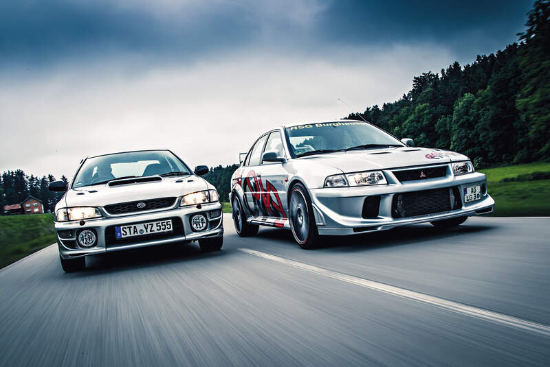 Mitsubishi Lancer Evo VI, Subaru Impreza GT Turbo