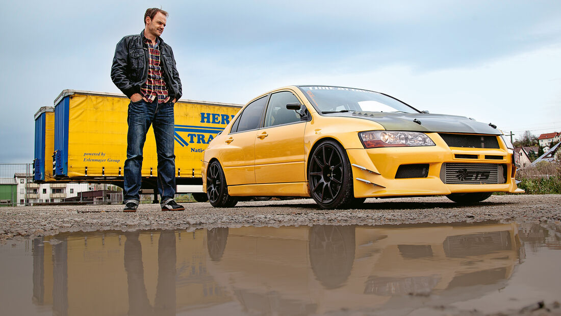 Mitsubishi Lancer Evo VIII, Frontansicht