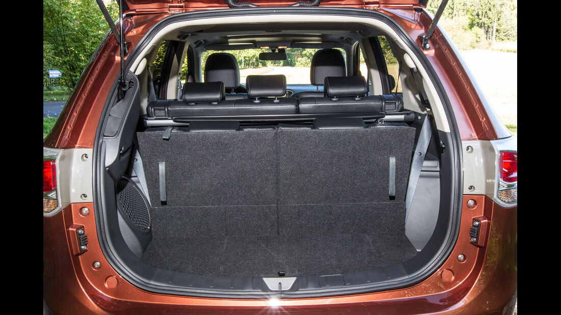 Mitsubishi Outlander 2.2 Di-D 4WD Instyle, Kofferraum, Ladefläche