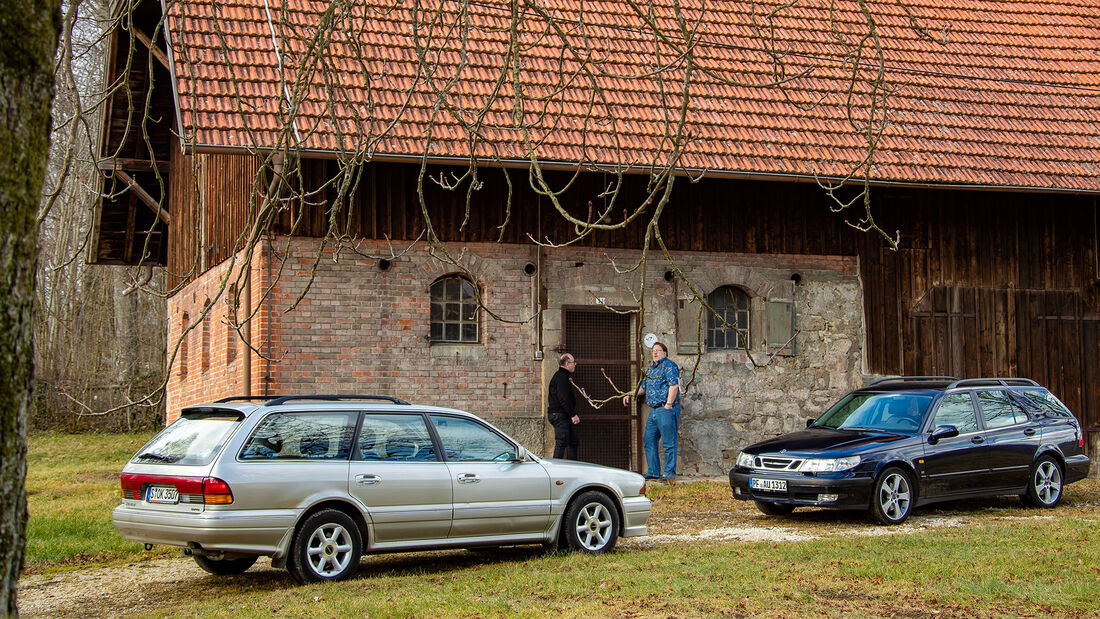 Mitsubishi Sigma 3.0 V6 Kombi, 1995, Saab 9-5 2.3t SportCombi, 1999