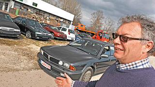 Mitsubishi Sigma 3.0 V6, Schrottplatz, Impression