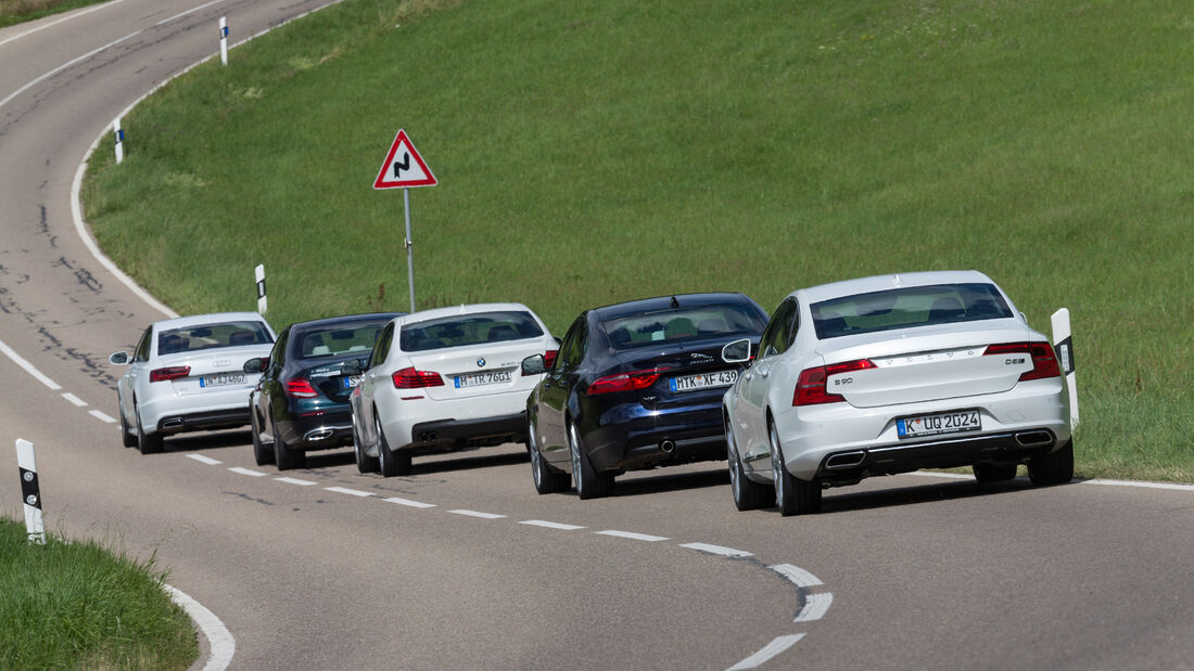 Mittelklasse-Limousinen, alle Fahrzeuge