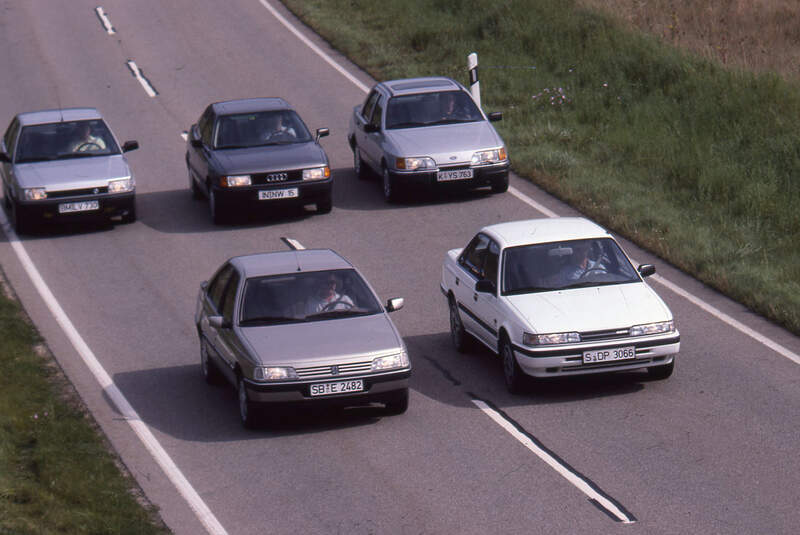 Mittelklasse-Vergleichstest auto motor und sport 21+22/1987