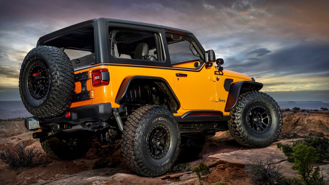 Moab Easter Jeep Safari 2021: Jeep Wrangler Orange Peelz Concept