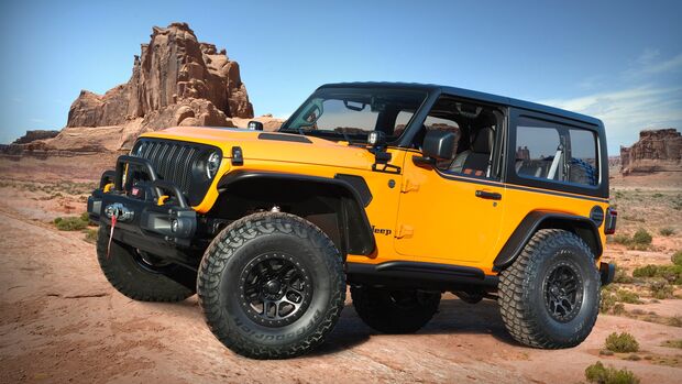 Moab Easter Jeep Safari 2021: Jeep Wrangler Orange Peelz Concept