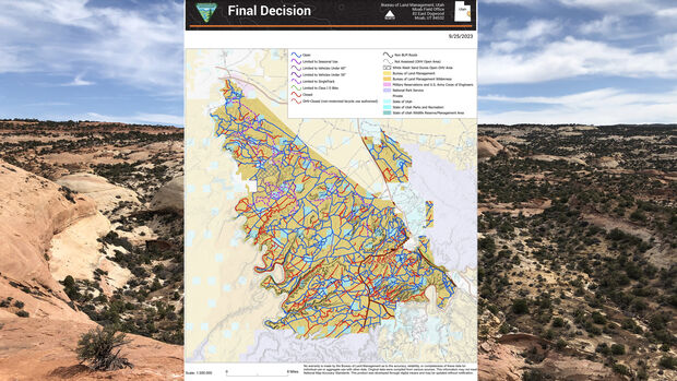 Moab Utah Sperrung BLM Wegeplan 