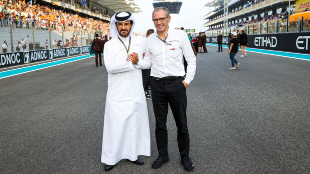 Mohammed Ben Sulayem & Stefano Domenicali - GP Abu Dhabi - 2022